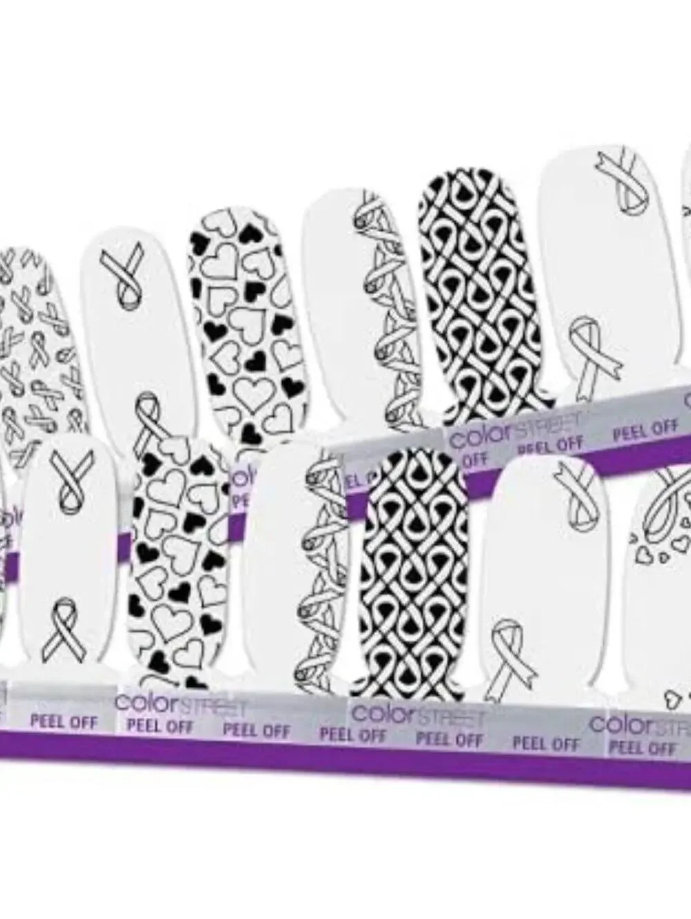 Color Street For The Cause Clear Overlay Nail Strips NWT